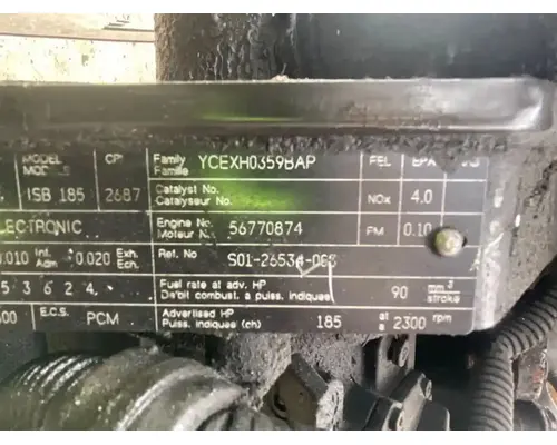 Cummins ISB Engine Assembly