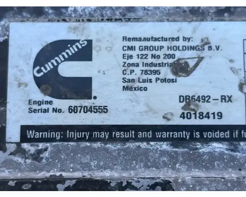 Cummins ISB Engine Assembly