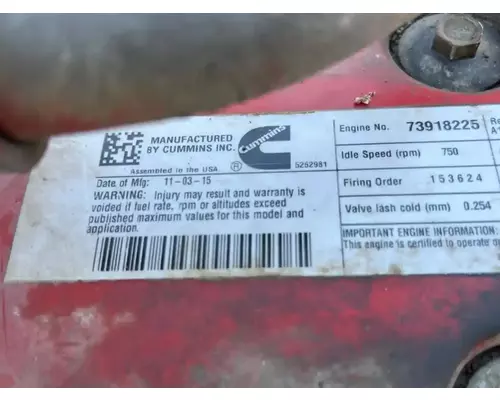 Cummins ISB Engine Assembly