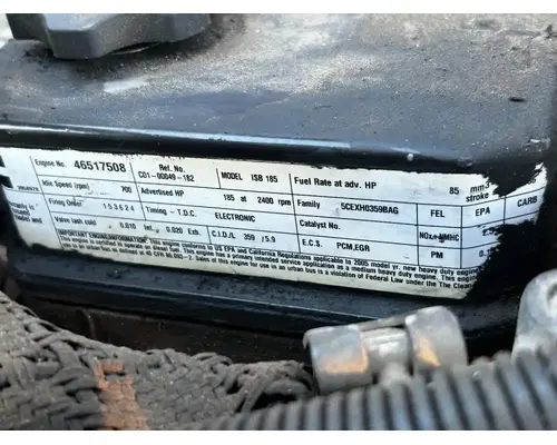 Cummins ISB Engine Assembly