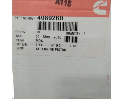 Cummins ISB Piston