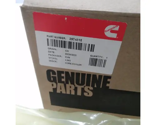 Cummins ISC 1 RCTP Misc Items