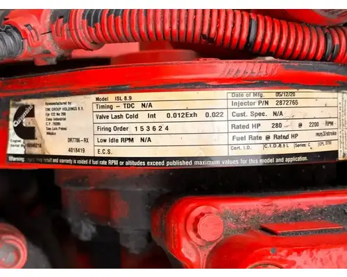 Cummins ISL9 Engine Assembly