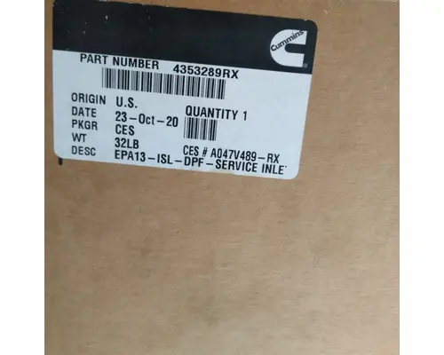 Cummins ISL DPF (Diesel Particulate Filter)