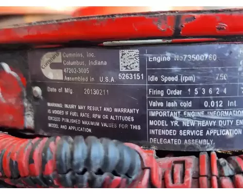 Cummins ISL Engine Assembly