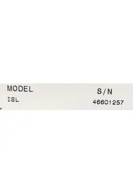 Cummins ISL Engine Assembly