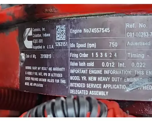 Cummins ISL Engine Assembly