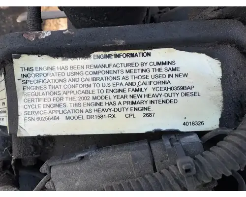 Cummins ISL Engine Assembly