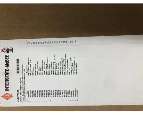 Cummins ISL Engine Misc. Parts