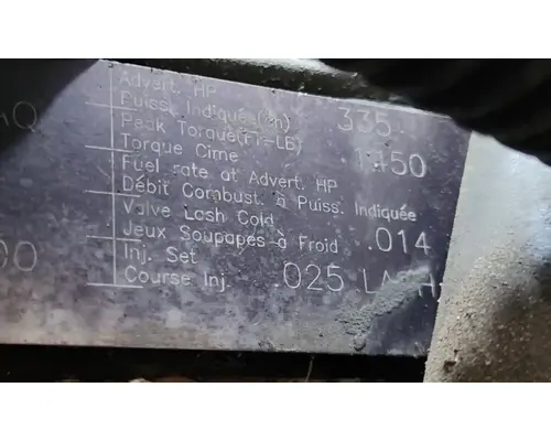 Cummins ISM 350V Engine Assembly