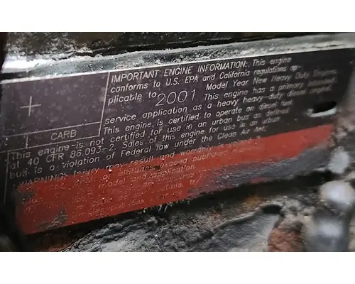 Cummins ISM 350V Engine Assembly