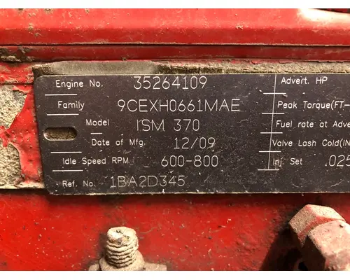 Cummins ISM Engine Assembly