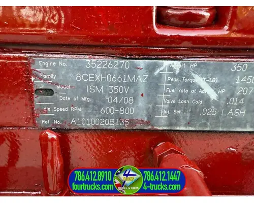 Cummins ISM Engine Assembly