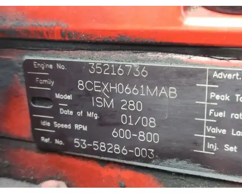 Cummins ISM Engine Assembly