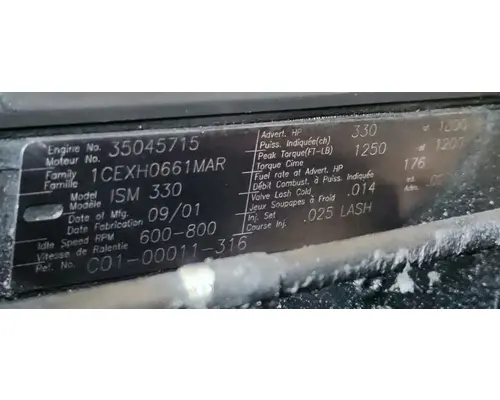 Cummins ISM Engine Assembly