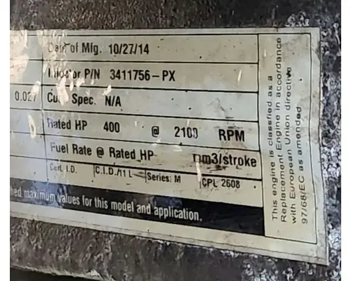 Cummins ISM Engine Assembly