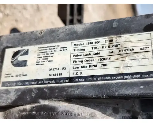 Cummins ISM Engine Assembly