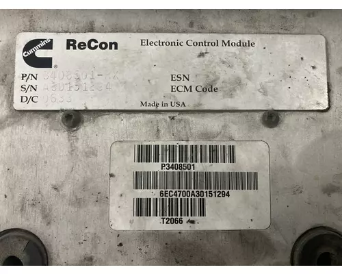 Cummins ISM Engine Control Module (ECM)