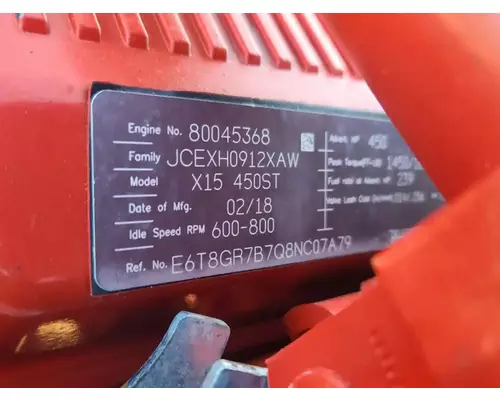 Cummins ISX/X15 Engine Assembly