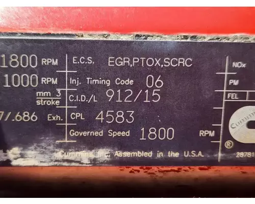 Cummins ISX/X15 Engine Assembly