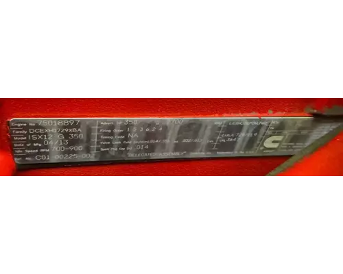 Cummins ISX12 G Engine Assembly