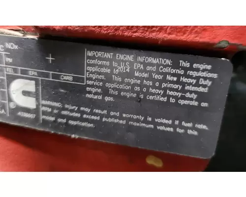 Cummins ISX12-G Engine Assembly