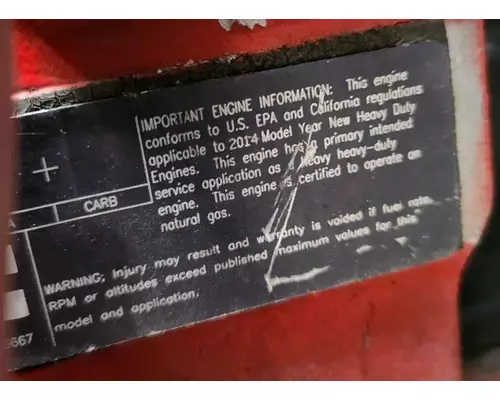 Cummins ISX12-G Engine Assembly