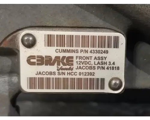 Cummins ISX12 G JakeEngine Brake