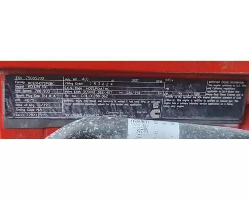 Cummins ISX12N Engine Assembly