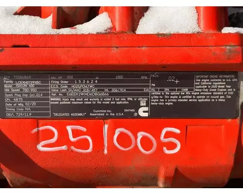 Cummins ISX12N Engine Assembly