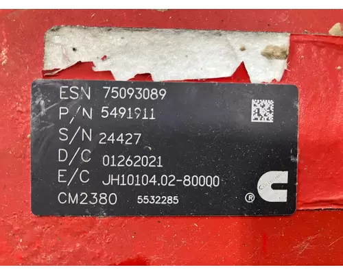 Cummins ISX12N Engine Control Module (ECM)