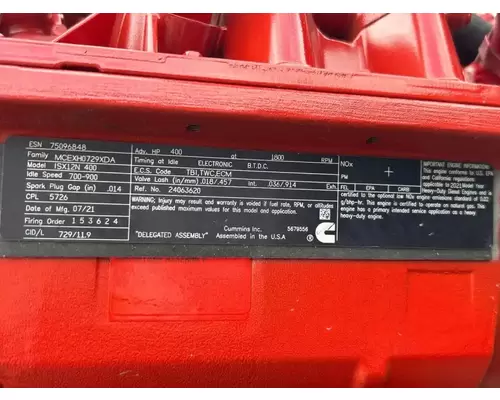 Cummins ISX12 Engine Assembly