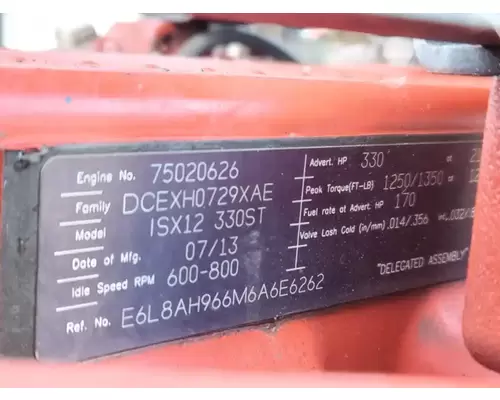 Cummins ISX12 Engine Assembly