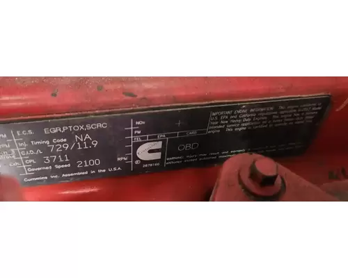 Cummins ISX12 Engine Assembly