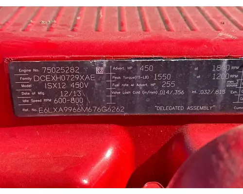 Cummins ISX12 Engine Assembly