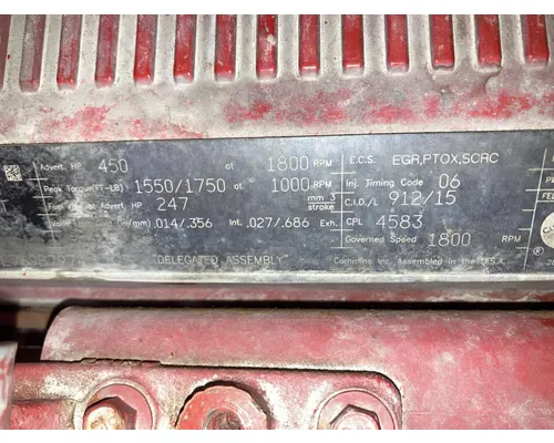 Cummins ISX15 Engine Assembly