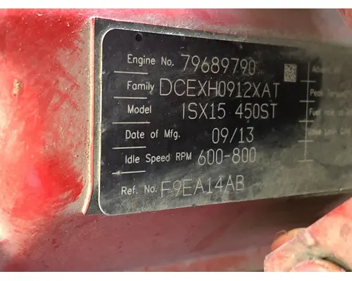 Cummins ISX15 Engine Assembly