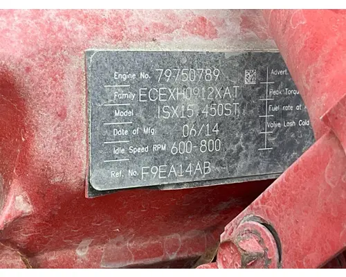 Cummins ISX15 Engine Assembly
