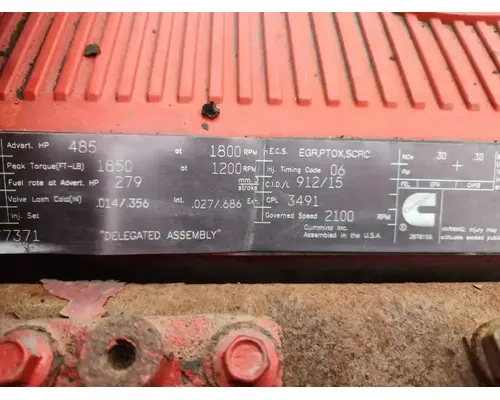 Cummins ISX15 Engine Assembly