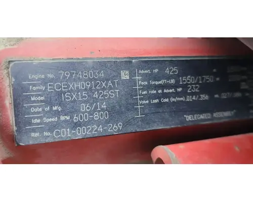 Cummins ISX15 Engine Assembly