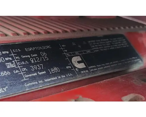 Cummins ISX15 Engine Assembly