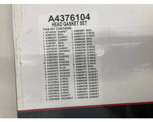 Cummins ISX15 Engine Misc. Parts