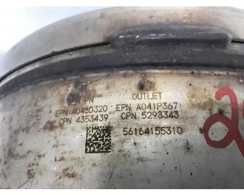 Cummins ISX15 Exhaust DPF Outlet