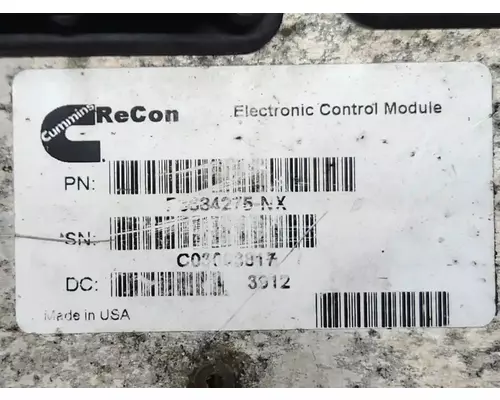 Cummins ISX ECM