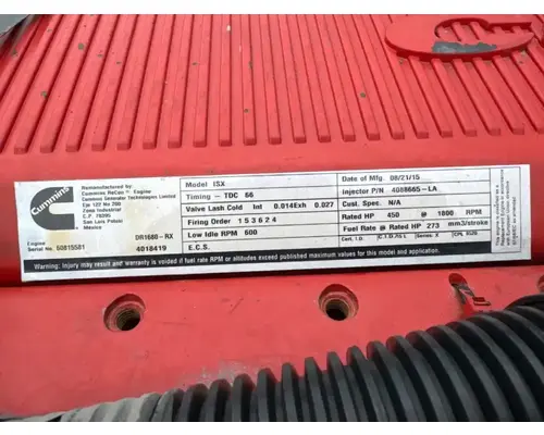 Cummins ISX Engine Assembly
