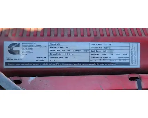 Cummins ISX Engine Assembly