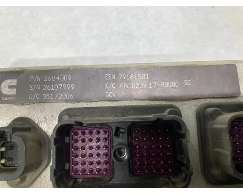 Cummins ISX Engine Control Module (ECM)