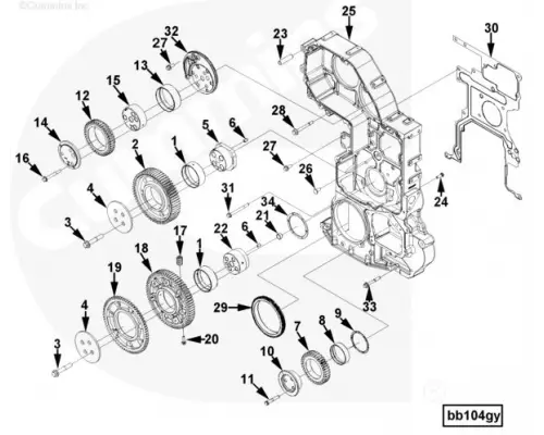 Cummins ISX Engine Parts, Misc.