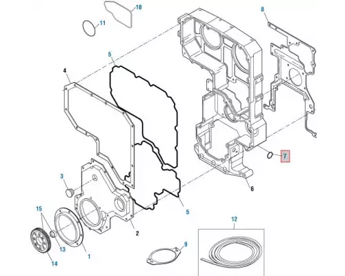 Cummins ISX Engine Parts, Misc.