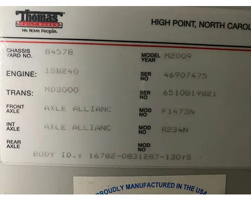 Engine Assembly CUMMINS ISB Michigan Truck Parts